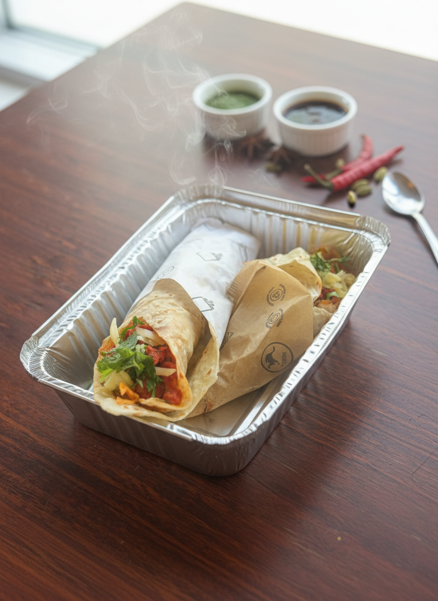 Butter Chicken Wrap